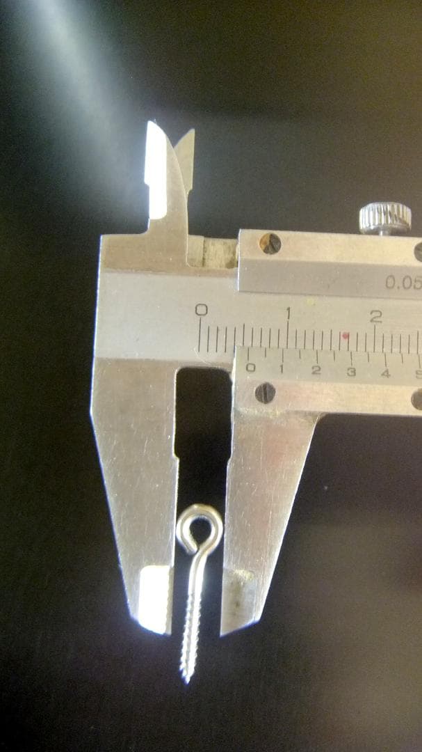 今回は５００本も出品♪一番人気サイズ高品質ステンレスヒートン1.6ｍｍ×19mm