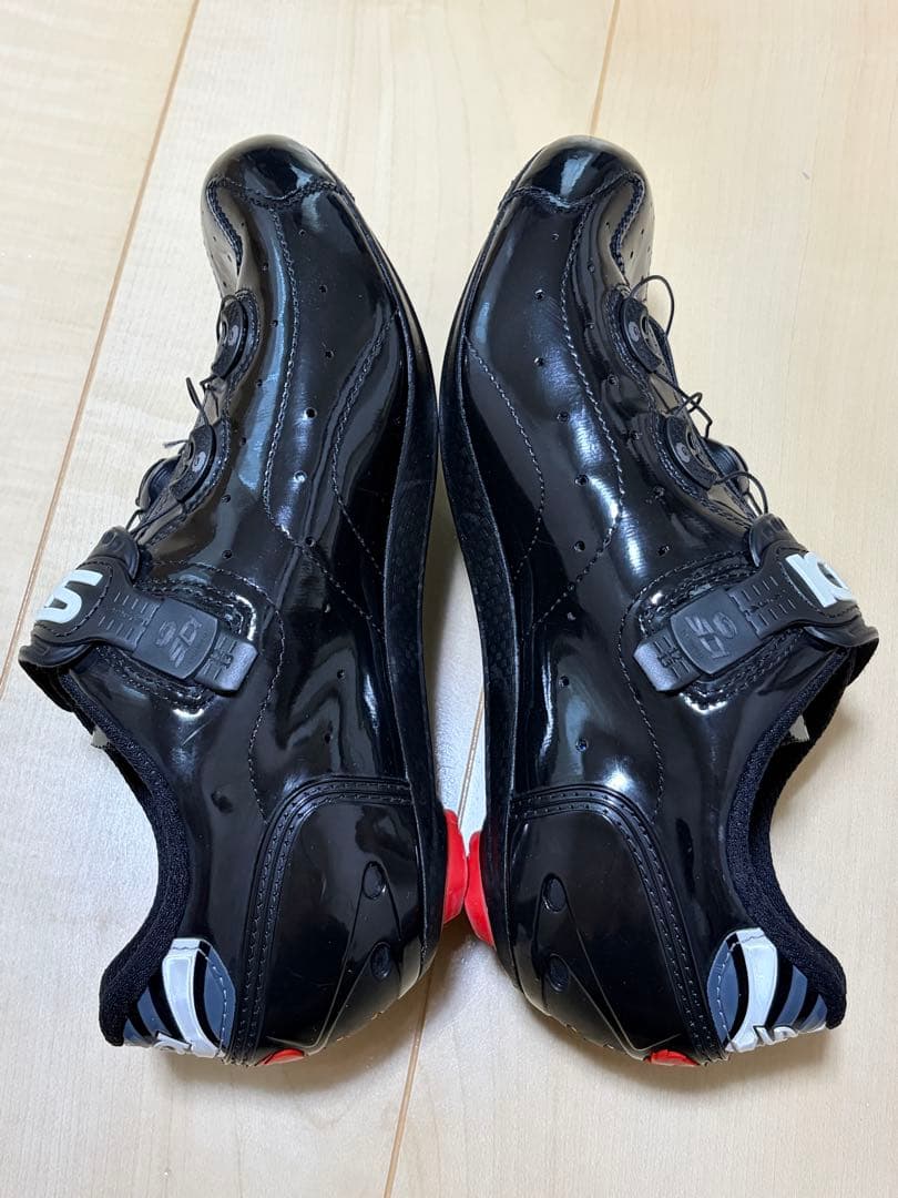 SIDI KAOS ブラック エナメル (ロードバイクシューズ) カーボンソール