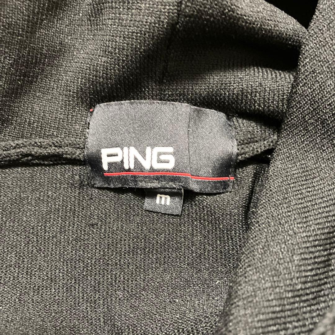 PING フーディ パーカー ブラック　M