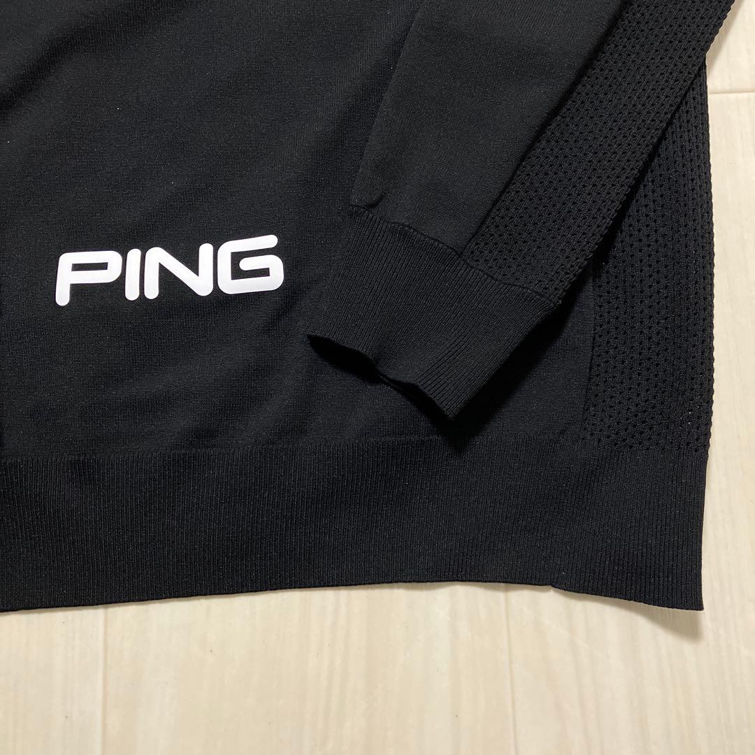 PING フーディ パーカー ブラック　M