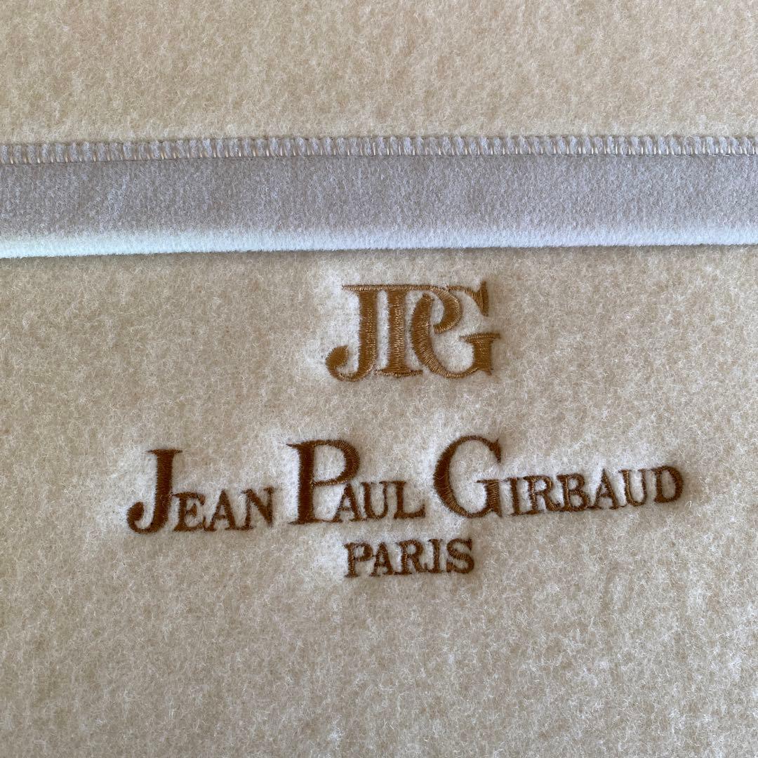新品　JEAN PAUL GIRBAUD カシミア入り純毛毛布　日本製