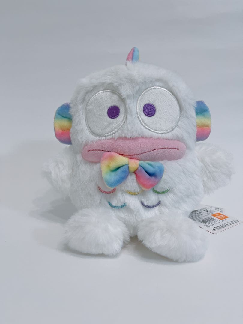 サンリオ　ハンギョドン　レインボー 虹色 S ぬいぐるみ