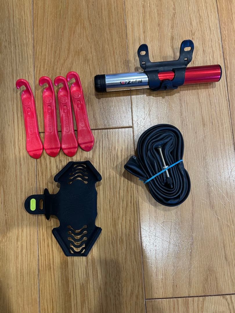 輪行セット　オーストリッチ輪行袋、GORIXサドルバッグ　パンクキット他