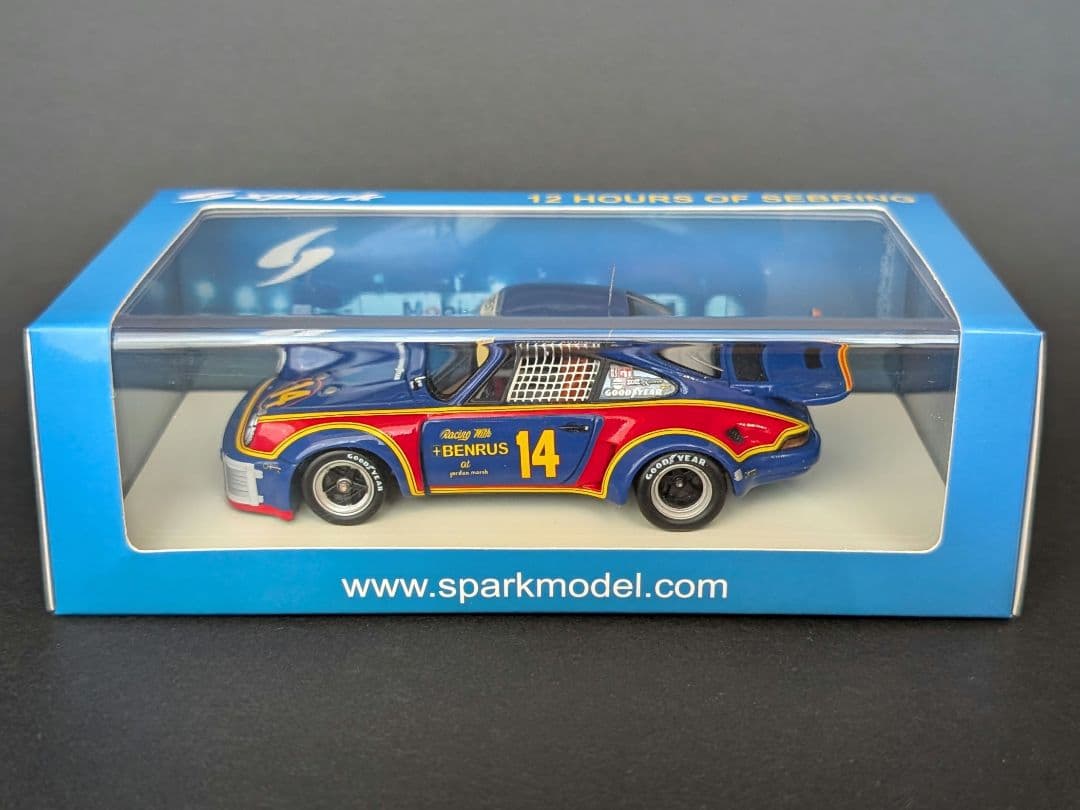 スパーク 1/43 ポルシェ 911 RSR Sebring 1976年優勝