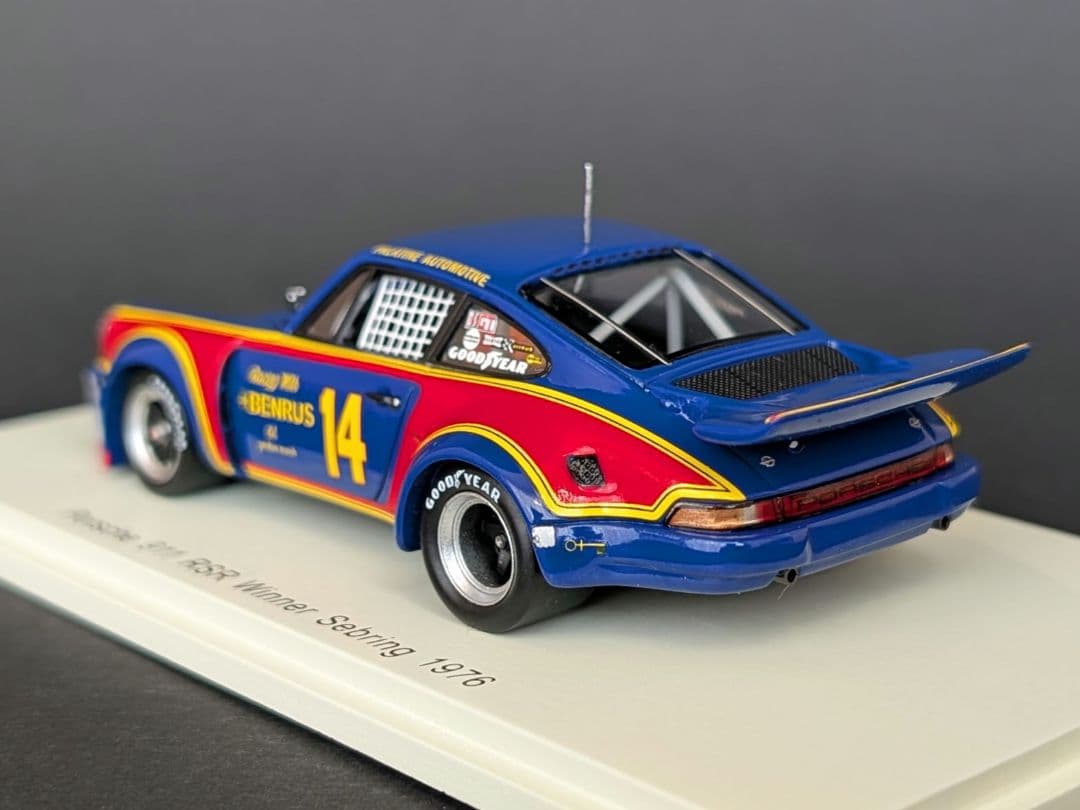 スパーク 1/43 ポルシェ 911 RSR Sebring 1976年優勝