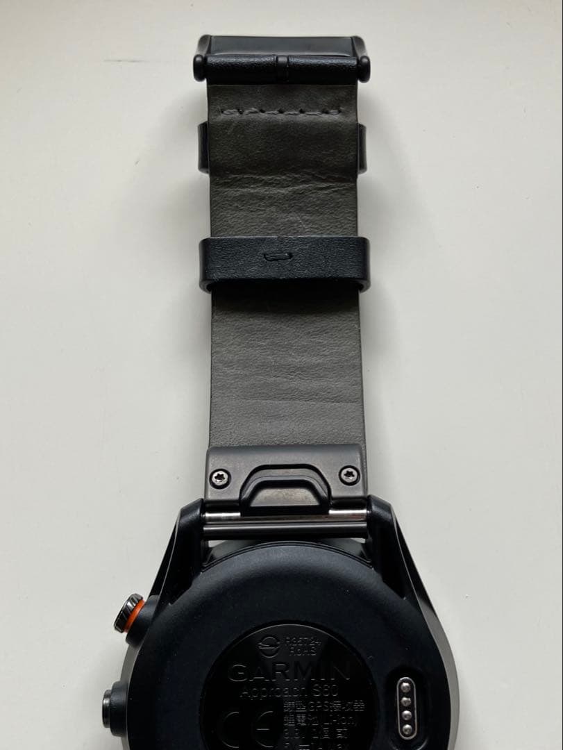 美品ガーミンGarmin ApproachS60 Premium純正レザーバンド