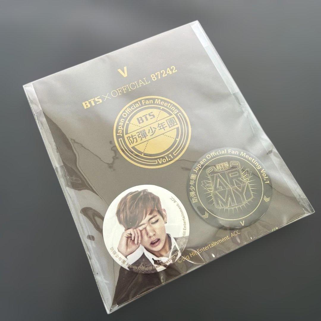新品　BTS 2ND MUSTER 1st アクリルスタンド　缶バッジ　V