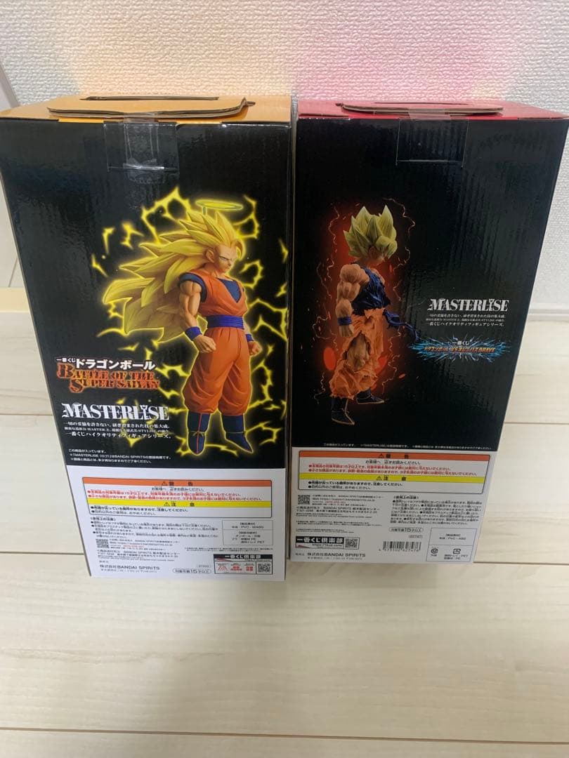 ドラゴンボール一番くじ　Ａ賞超サイヤ人3 Ｃ賞超サイヤ人孫悟空