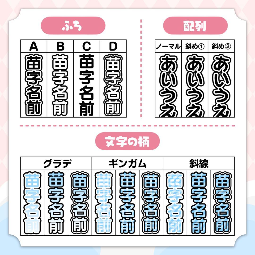 なの様 キンブレシート