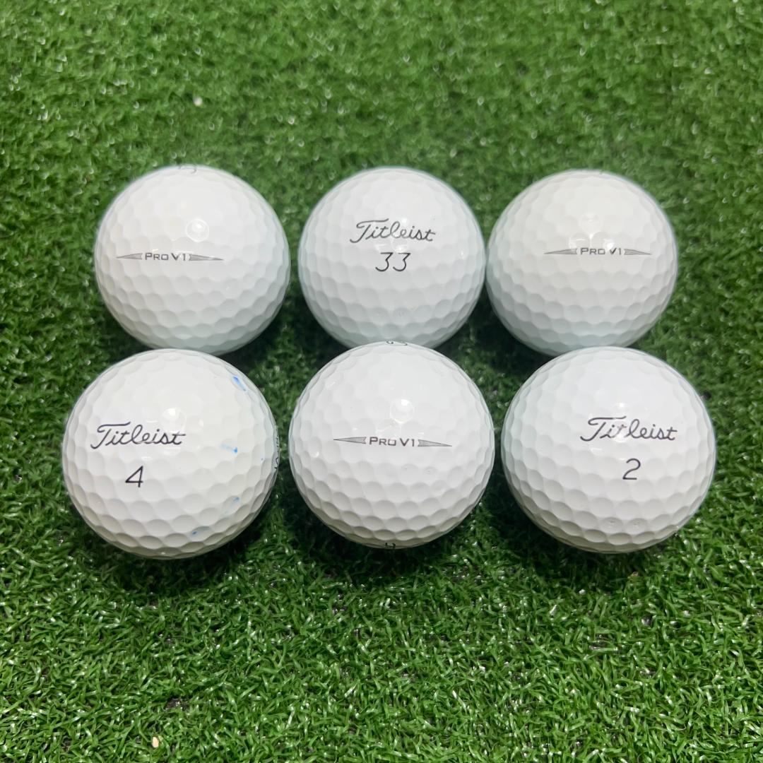 【S133】Titleist PRO V1 白 19年 ロストボール 24球