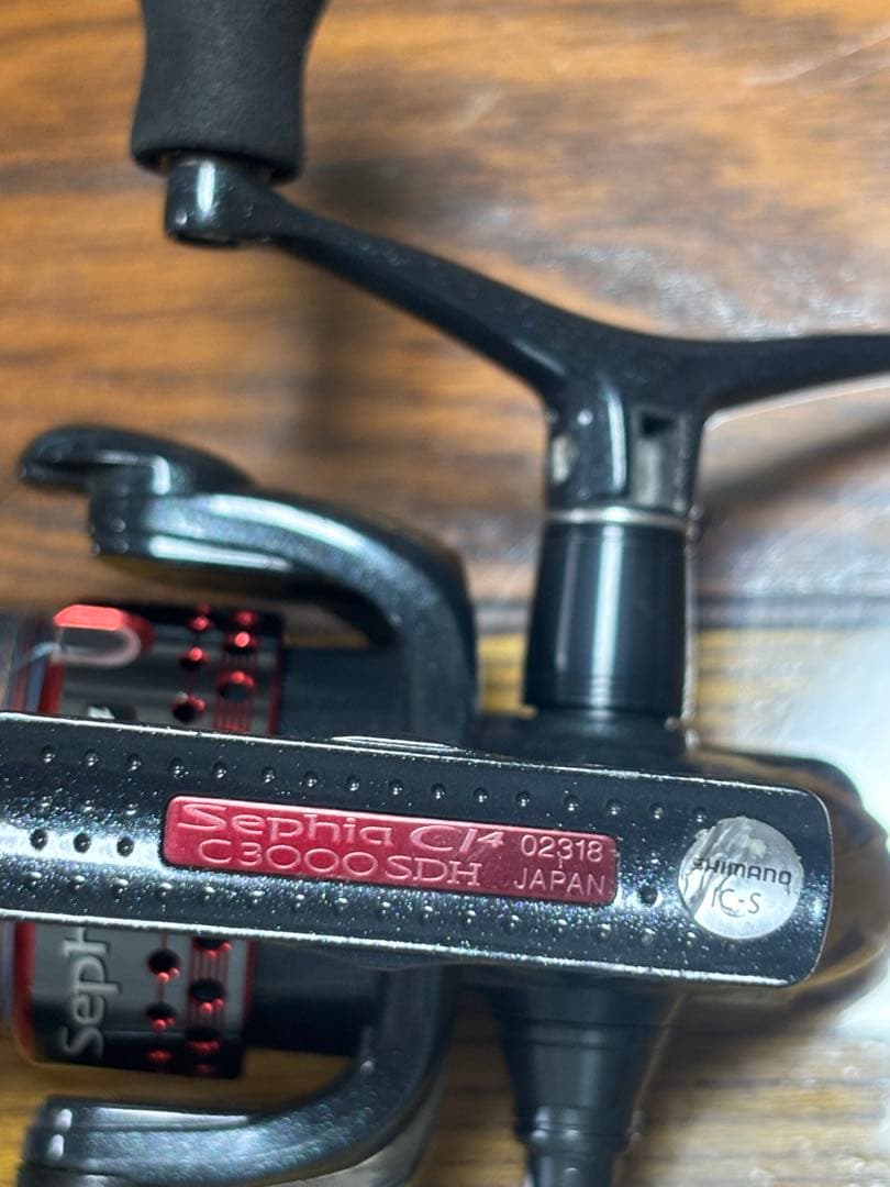 シマノ　セフィアci4C3000SDH ダブルハンドルPE0.6号　200m