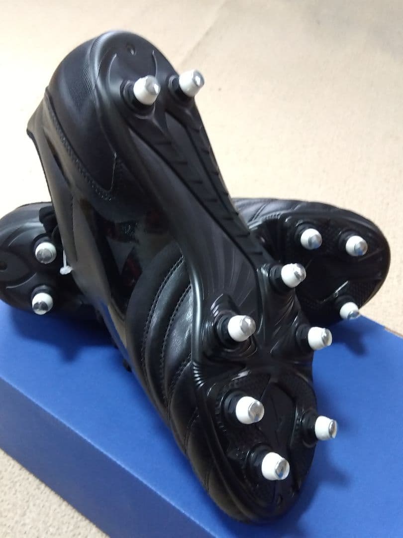 ラグビースパイク／25.5／黒×黒／R1GA200100／新品・未使用品