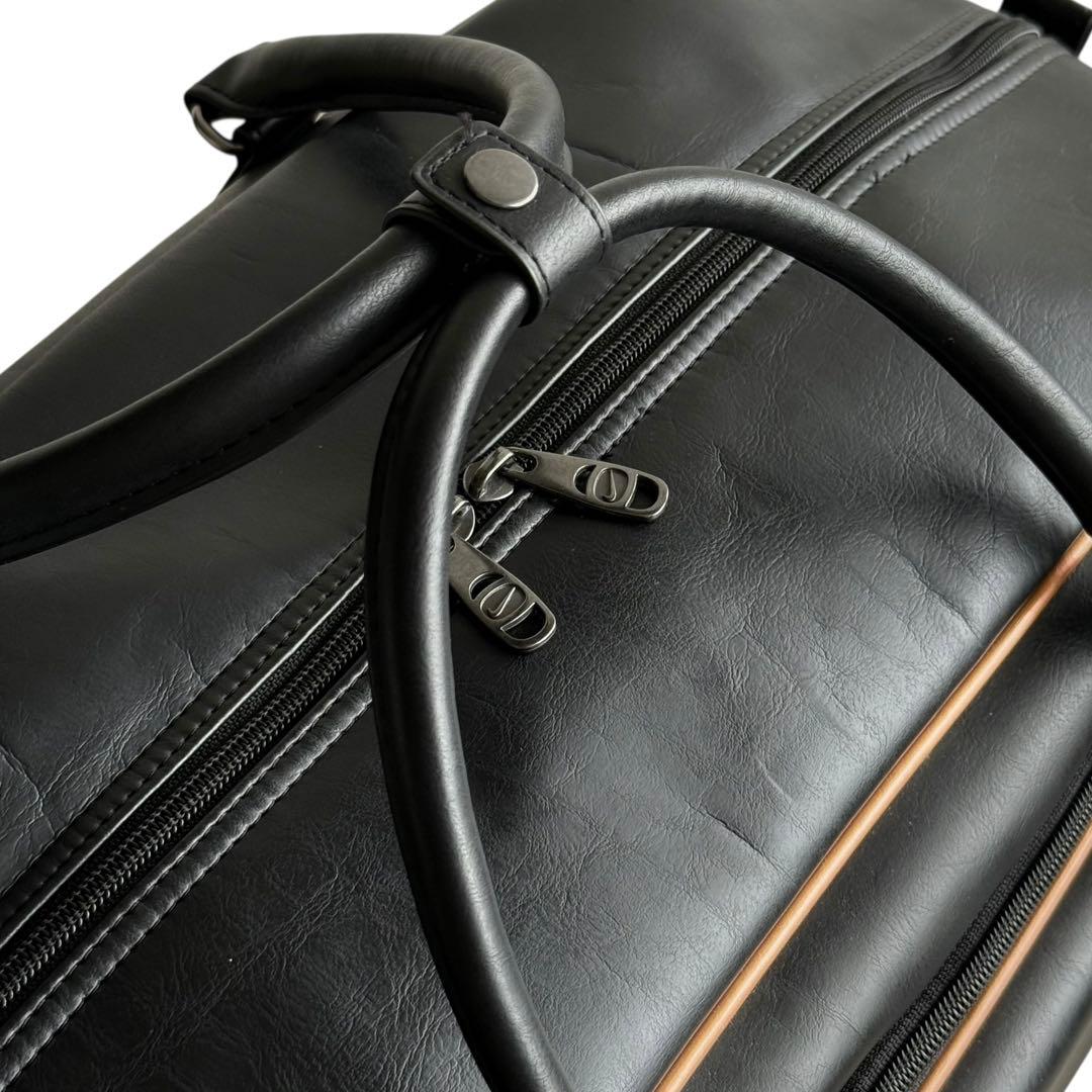 極美品 入手困難 ナイキゴルフ 2way ボストンバッグ ショルダー 黒×金