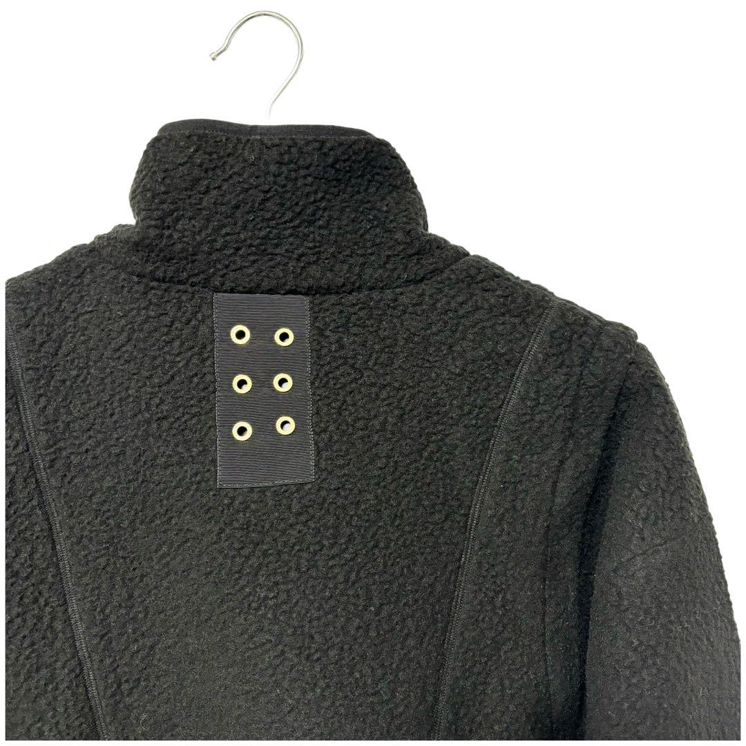 新品 ラッセルノ 2WAY ボアフリース ジャケット ブラック L 5 ベスト