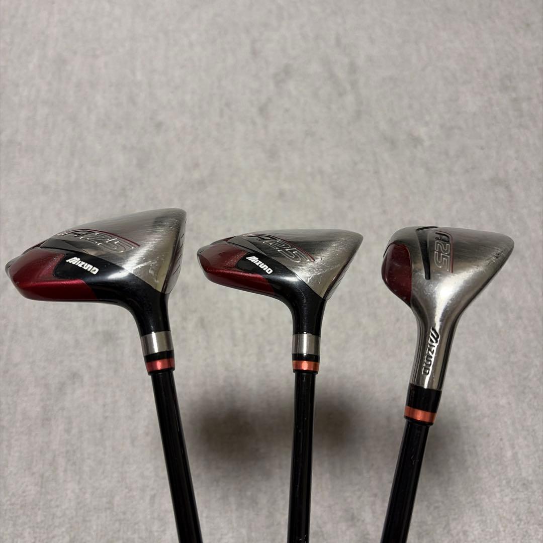 【レディース】ミズノJPX ウッド3セット　4w 9w 6ut a25 Ｌ