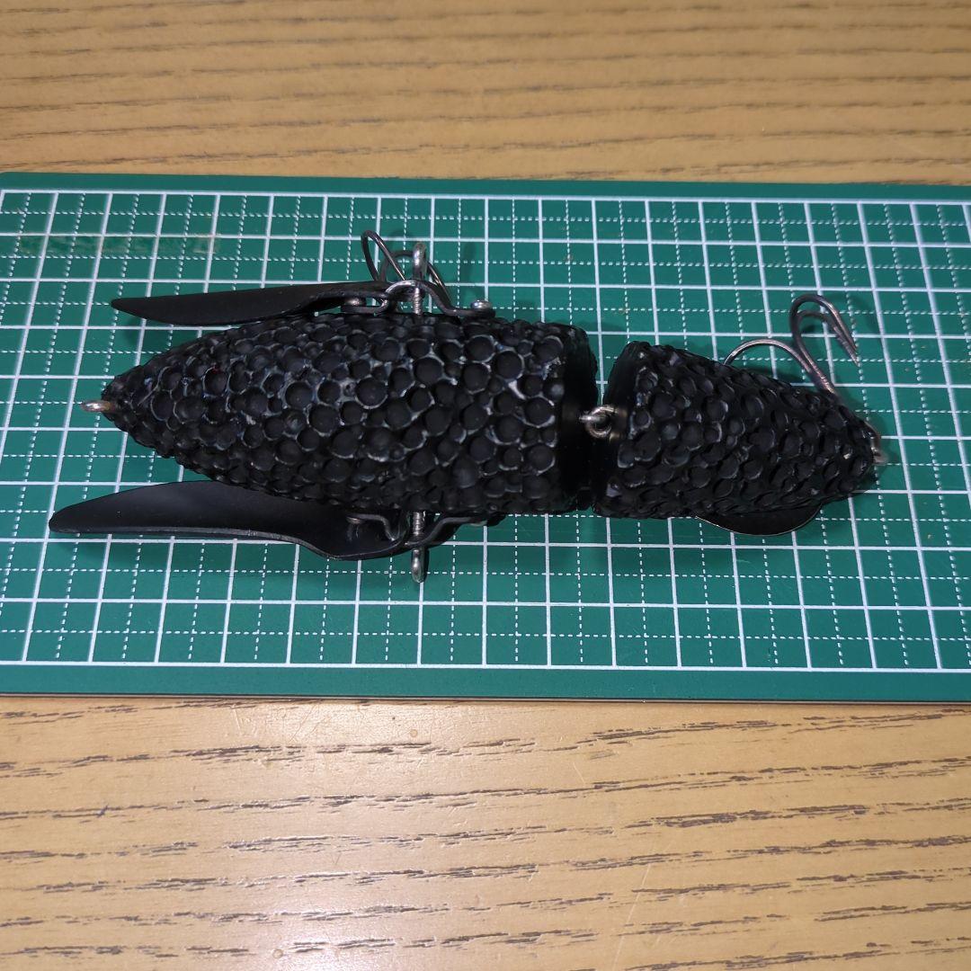 ハンドメイド ルアー ジョイントフカベイト風 クローラー 羽根モノ です