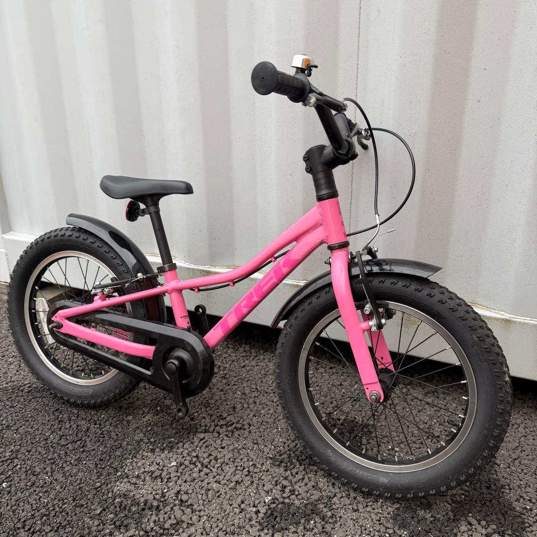 子供や用自転車 16インチ Precaliber 身長99-117cm ピンク