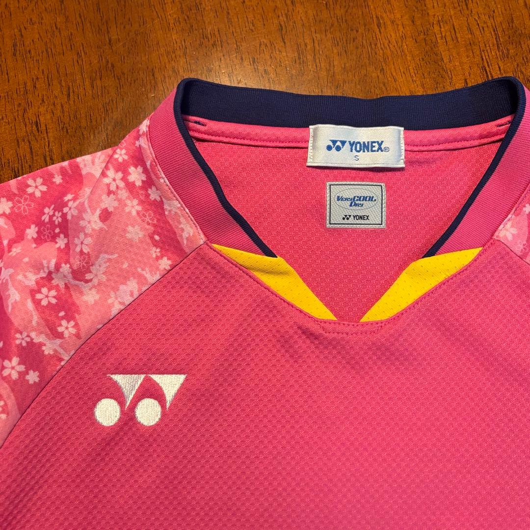 YONEX バドミントンウェア2枚セット ユニセックスS ピンク