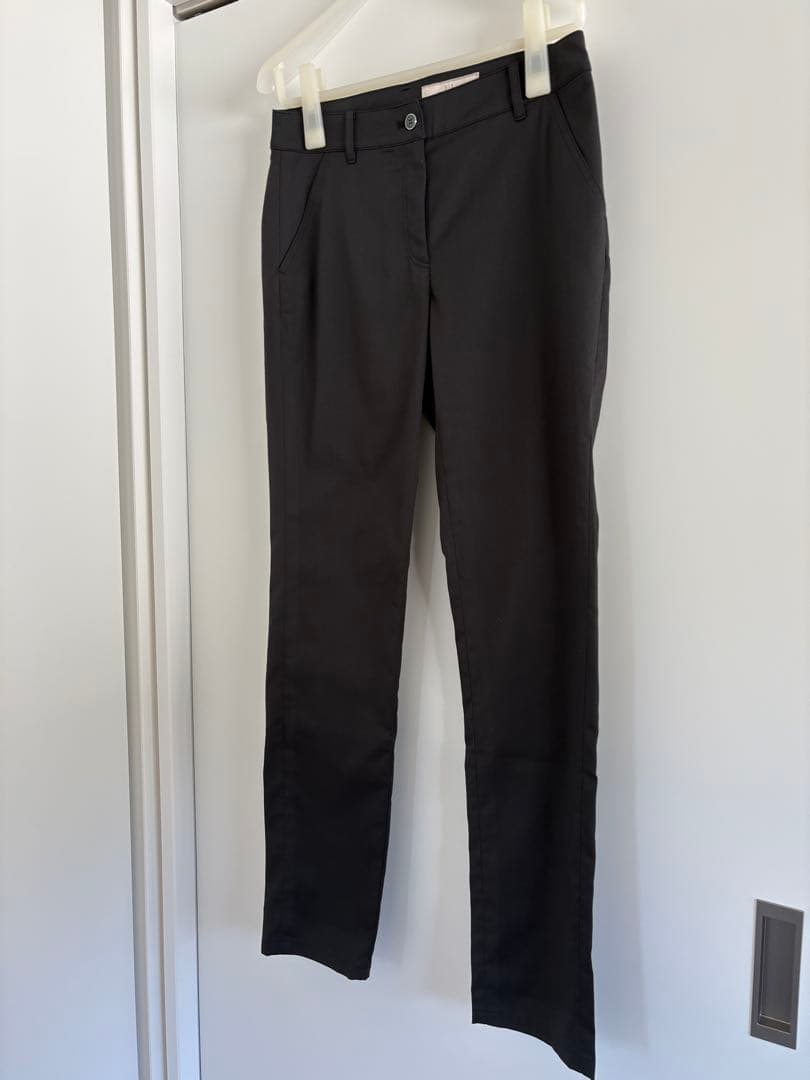 【新品タグ付】adabat ゴルフ ストレッチパンツ 38 M 黒レディース撥水