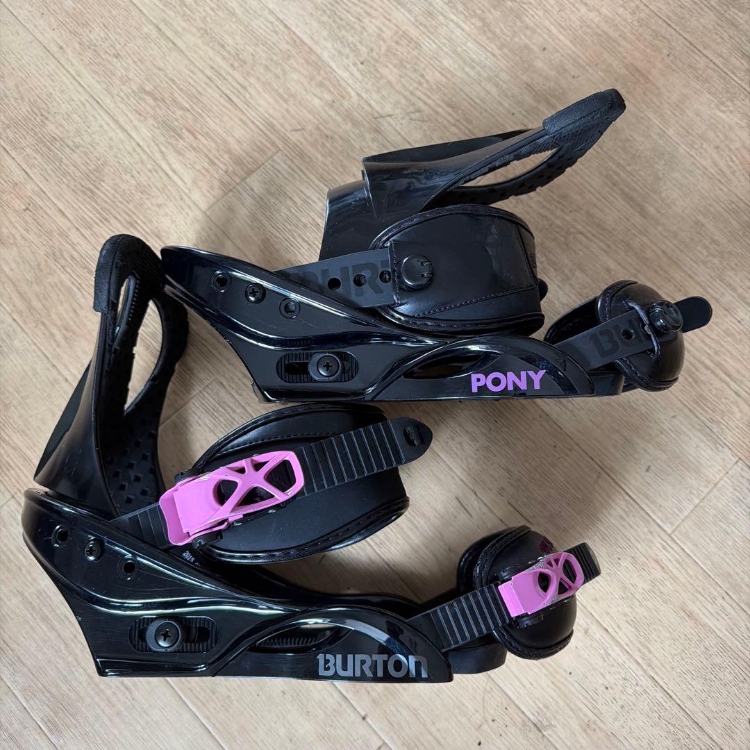 レディース定番 BURTON W's M ビンディング PONY 改！初心者に！