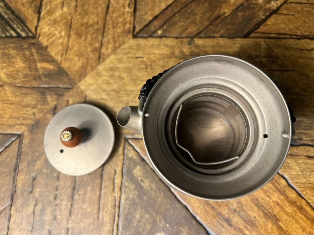 Boundless Voyage 230ml チタン 急須 ミニ チタン 茶こし