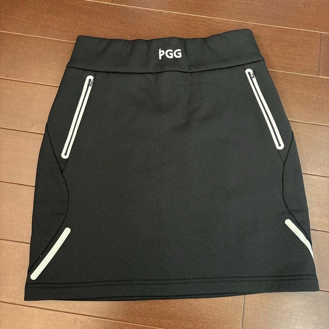パーリーゲイツ　PGGストレッチダンボール裏起毛セットアップブラックサイズ1