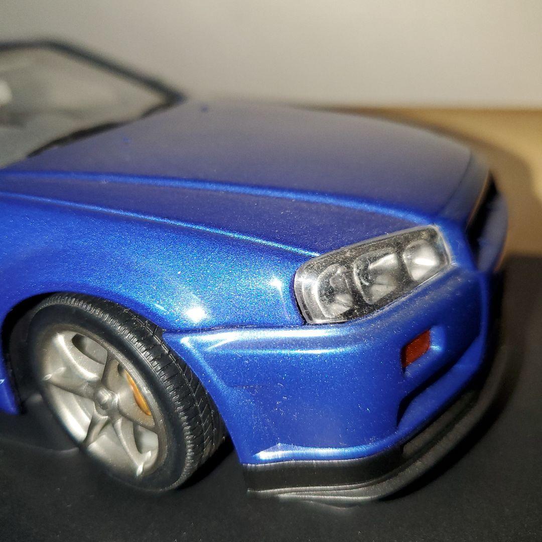 オートアート1/18 77301 日産R34スカイラインGT-R 1999ブルー
