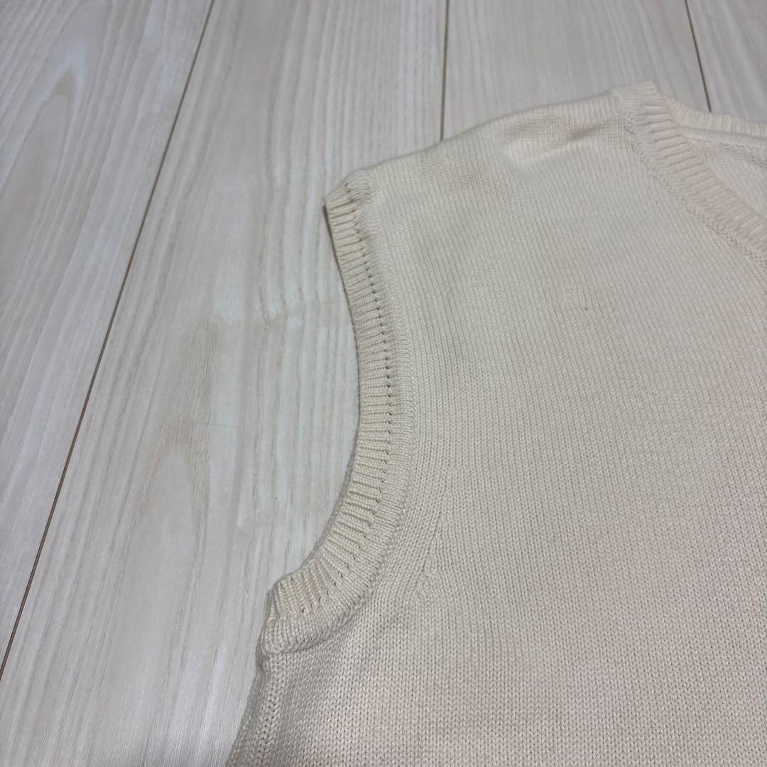 carhartt アイボリー Vネックニットベスト L カーハート