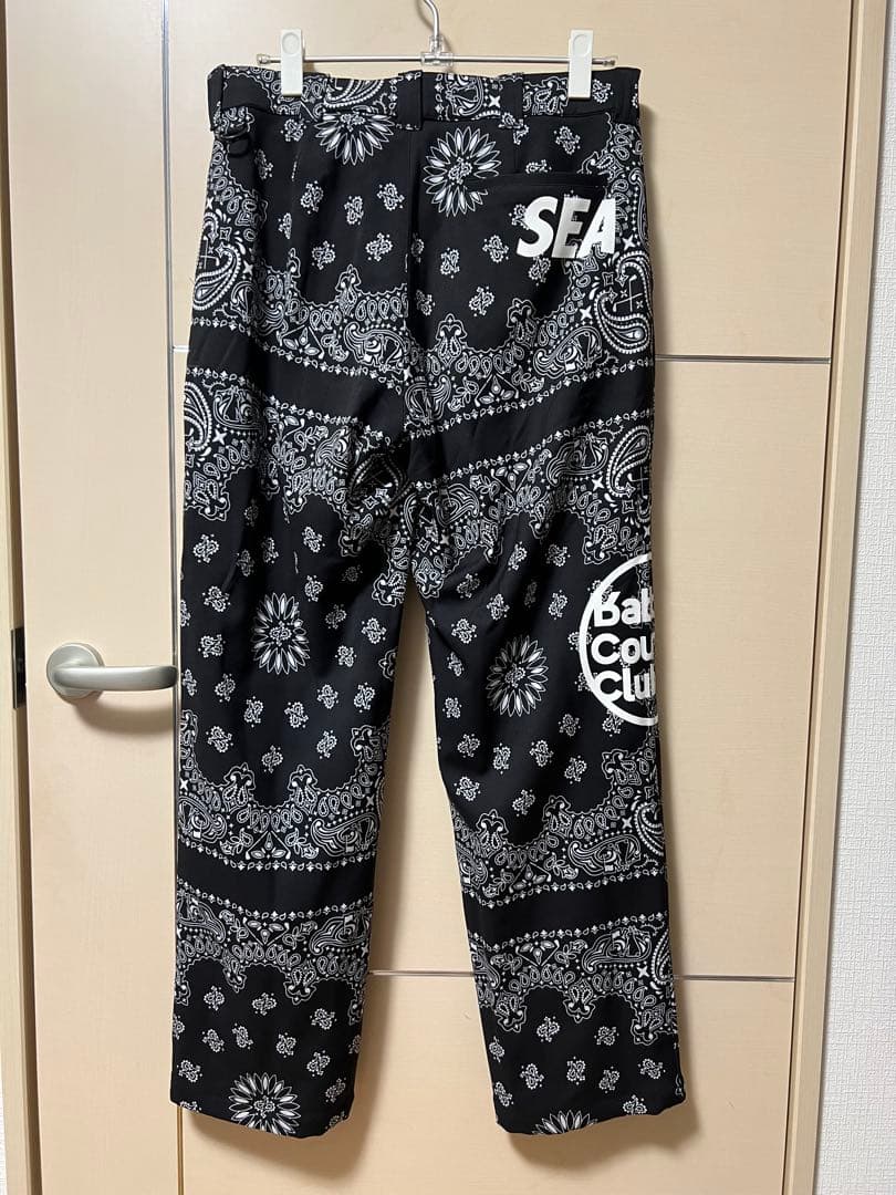 【完売品】 WIND AND SEA × FR2 GOLF ペイズリー パンツ