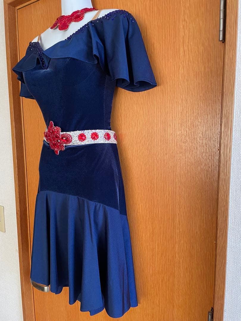 チャコット　凛舞　ラテンドレス（赤ネックレスなし）Mサイズ