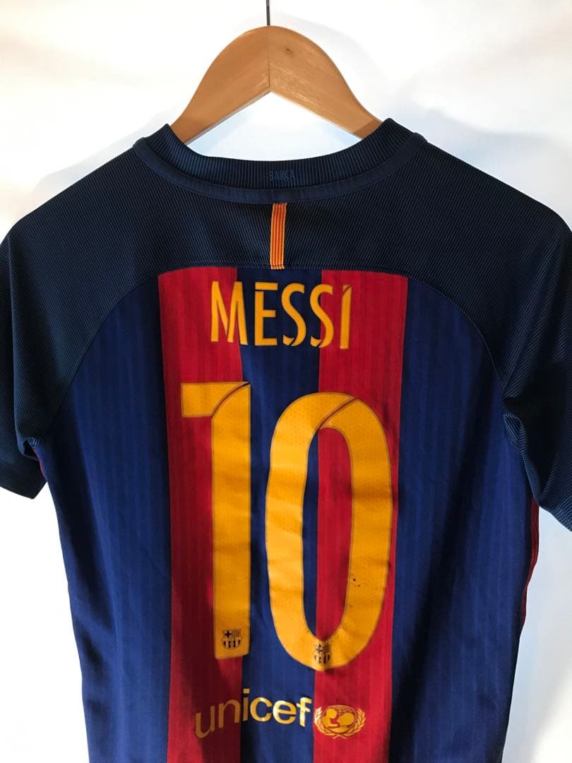 正規品 NIKE FCバルセロナ「10」リオネル・メッシ 半袖XLユニフォーム