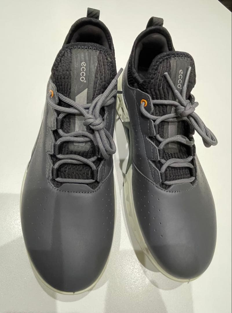 ecco ゴルフシューズ グレー　M Biom C4 【靴ひもタイプ】メンズ