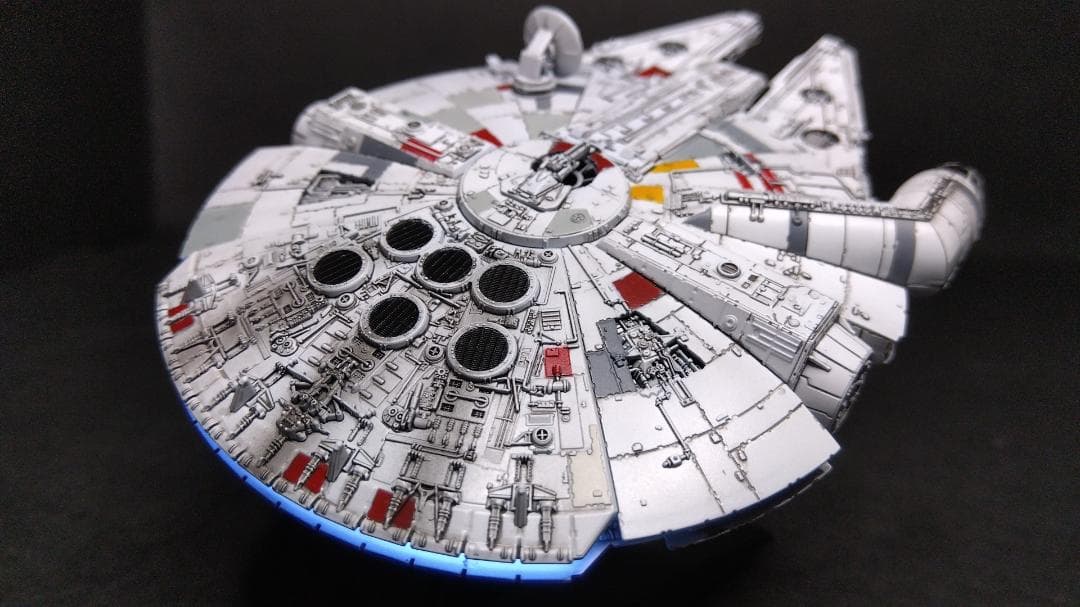 ミレニアムファルコン MF 電飾改修 　完成品 ビークルモデル　1/350