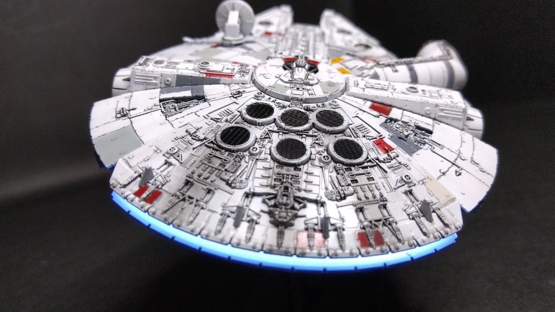 ミレニアムファルコン MF 電飾改修 　完成品 ビークルモデル　1/350