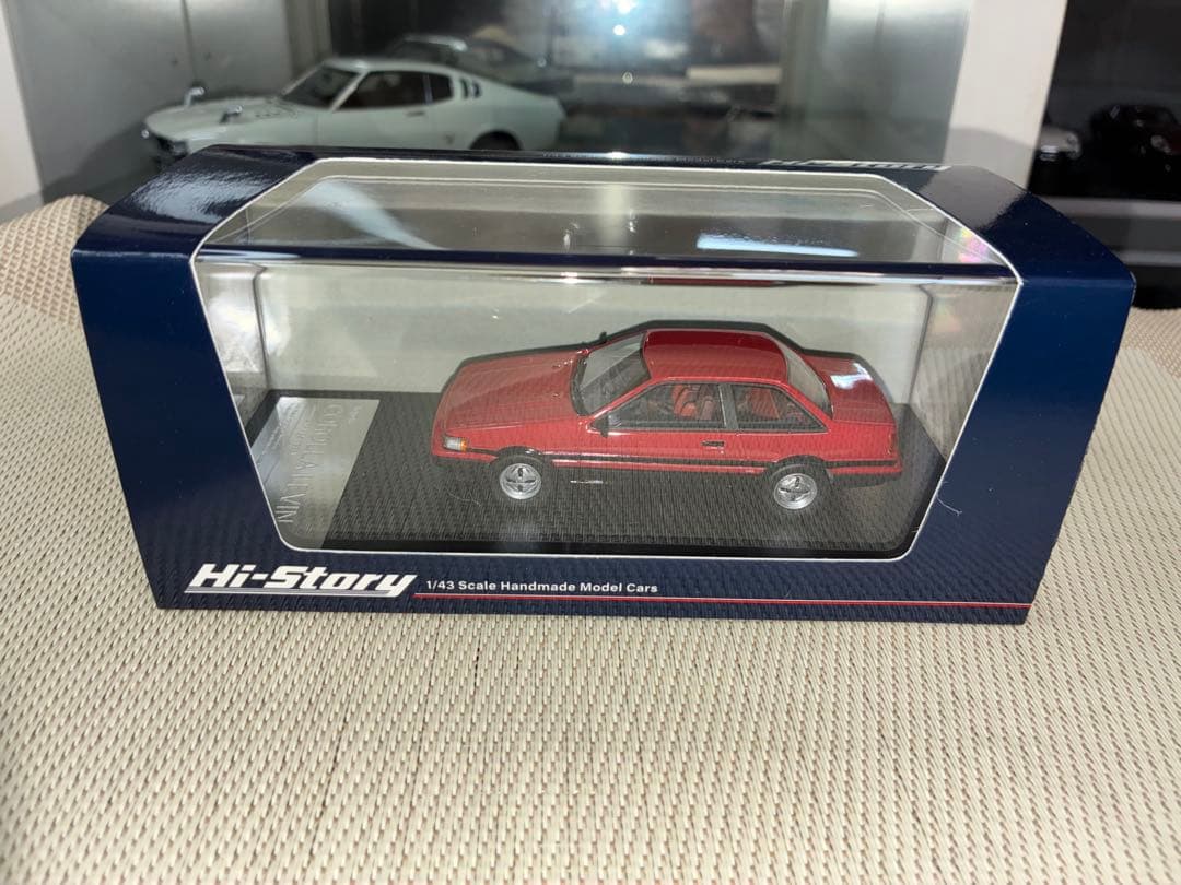 ハイストーリー 1/43 カローラレビン2D GT APEX(レッド)