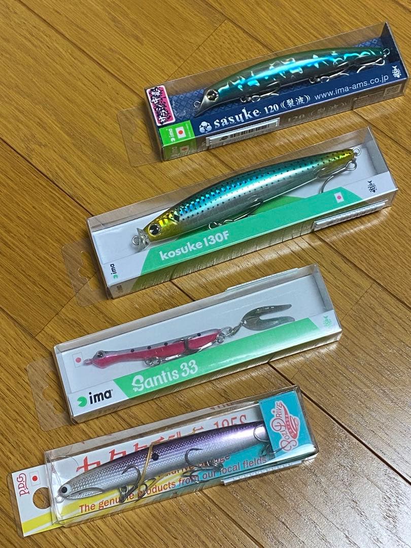 sasuke, kosuke, Santis, カタクチジョニー　ルアーセット