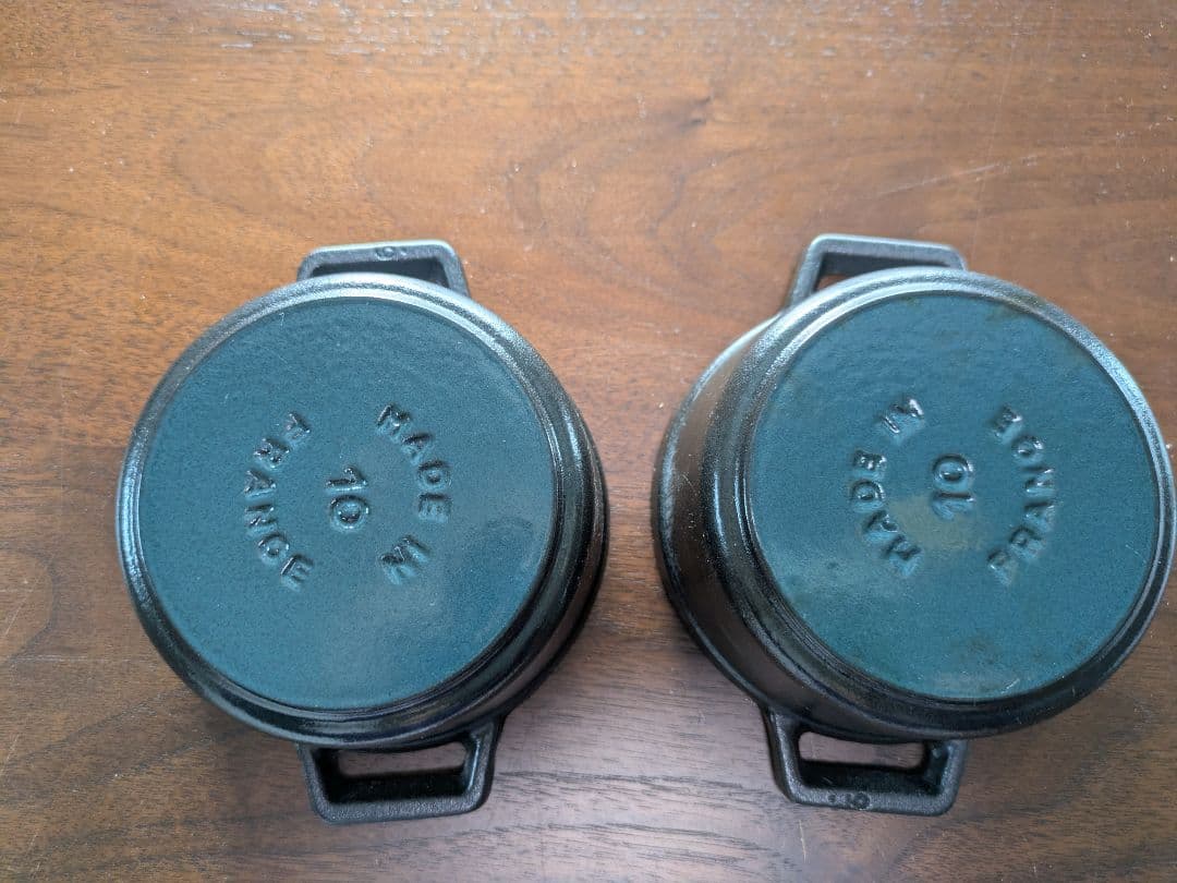 STAUB ココットラウンド 10cm 黒 2個セット