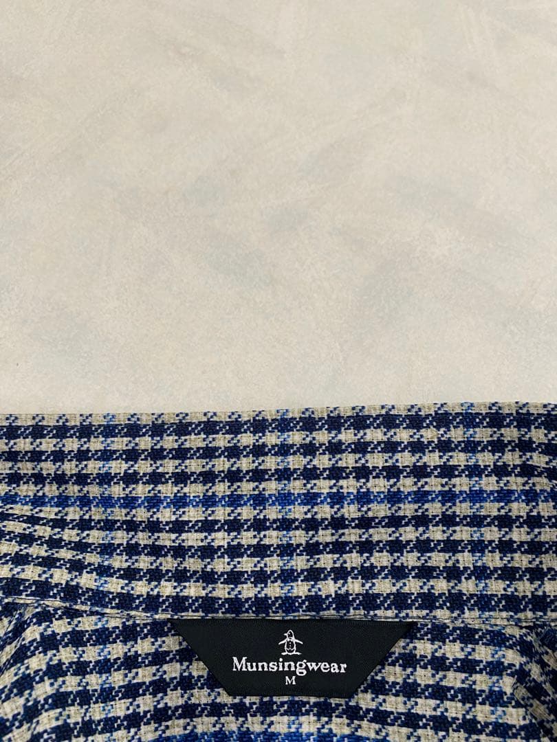 美品 Munsingwear スウィングトップ サイズM メンズ 千鳥格子