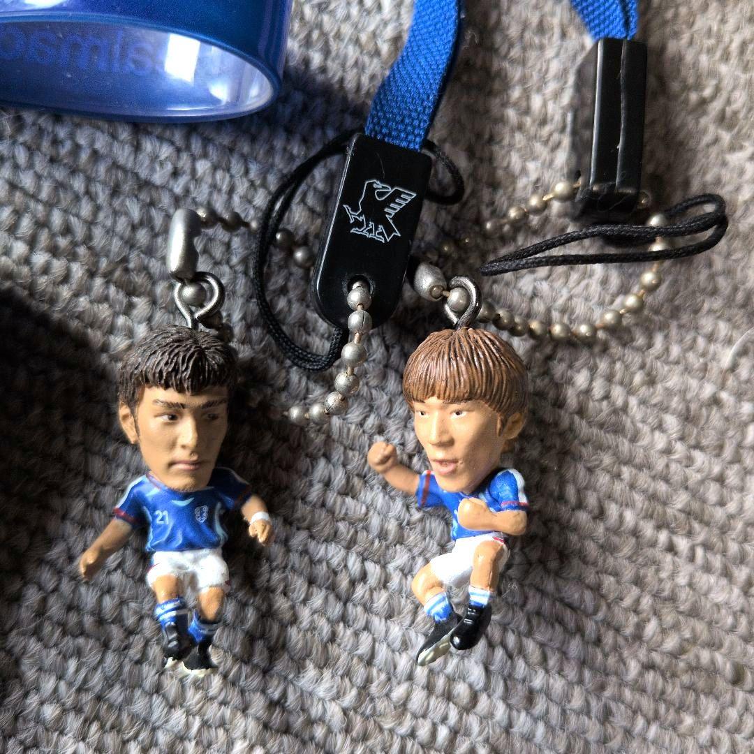 サッカー選手フィギュア3体セット + リアルマドリードキーホルダー