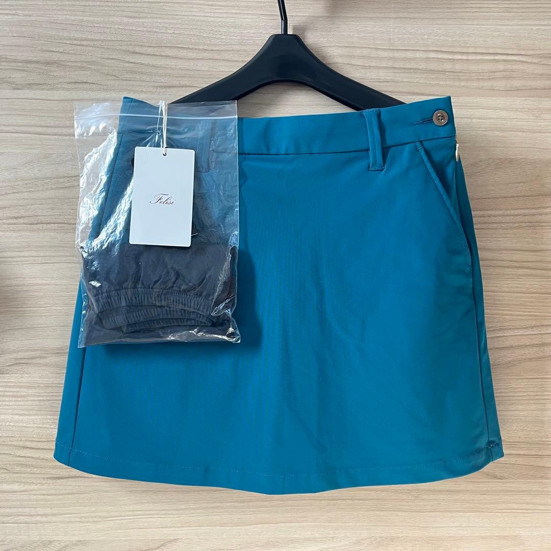 新品★55,000円 BRIEFING＆Felisi ゴルフセットアップ 青緑S