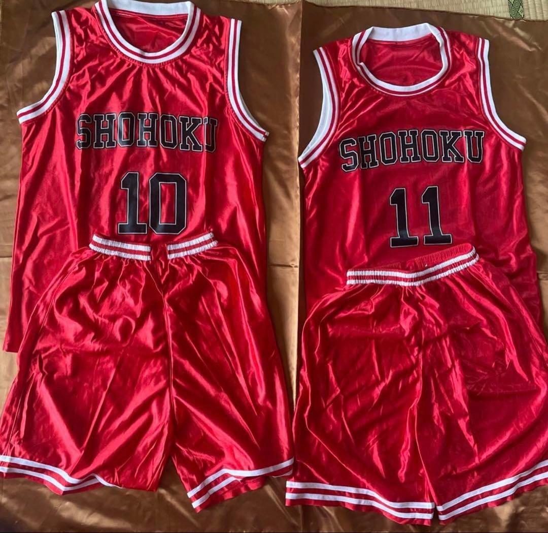 レア貴重　SLAM DUNK　湘北ユニフォーム　上下セット　４セット