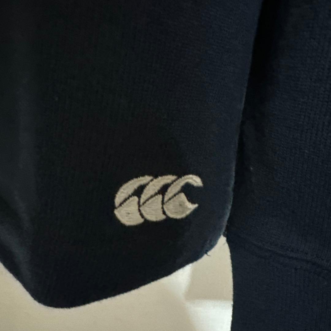 【美品】 ssz × canterbury ラグビーシャツ ネイビー