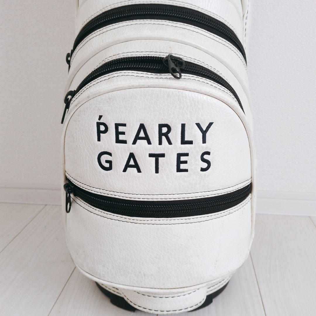 PEARLY GATES キャディバッグ ホワイト