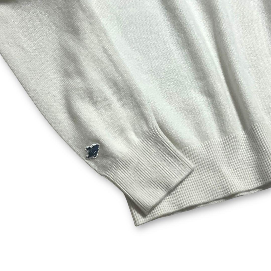 新品 パーリーゲイツ カシミヤ100% クルーネックセーター ニット