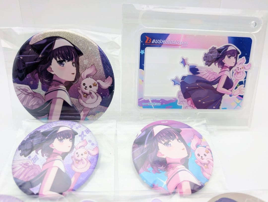 夢限大みゅーたいぷ 藤都子 缶バッジ＆クリップ 7点セット BanGDream!