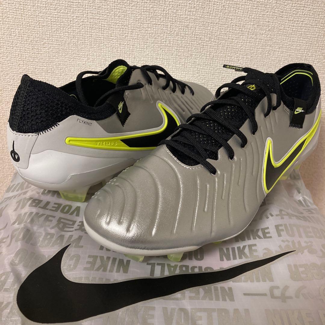 NIKE LEGEND 10 ELITE FG 28.5 レジェンド10 銀黄