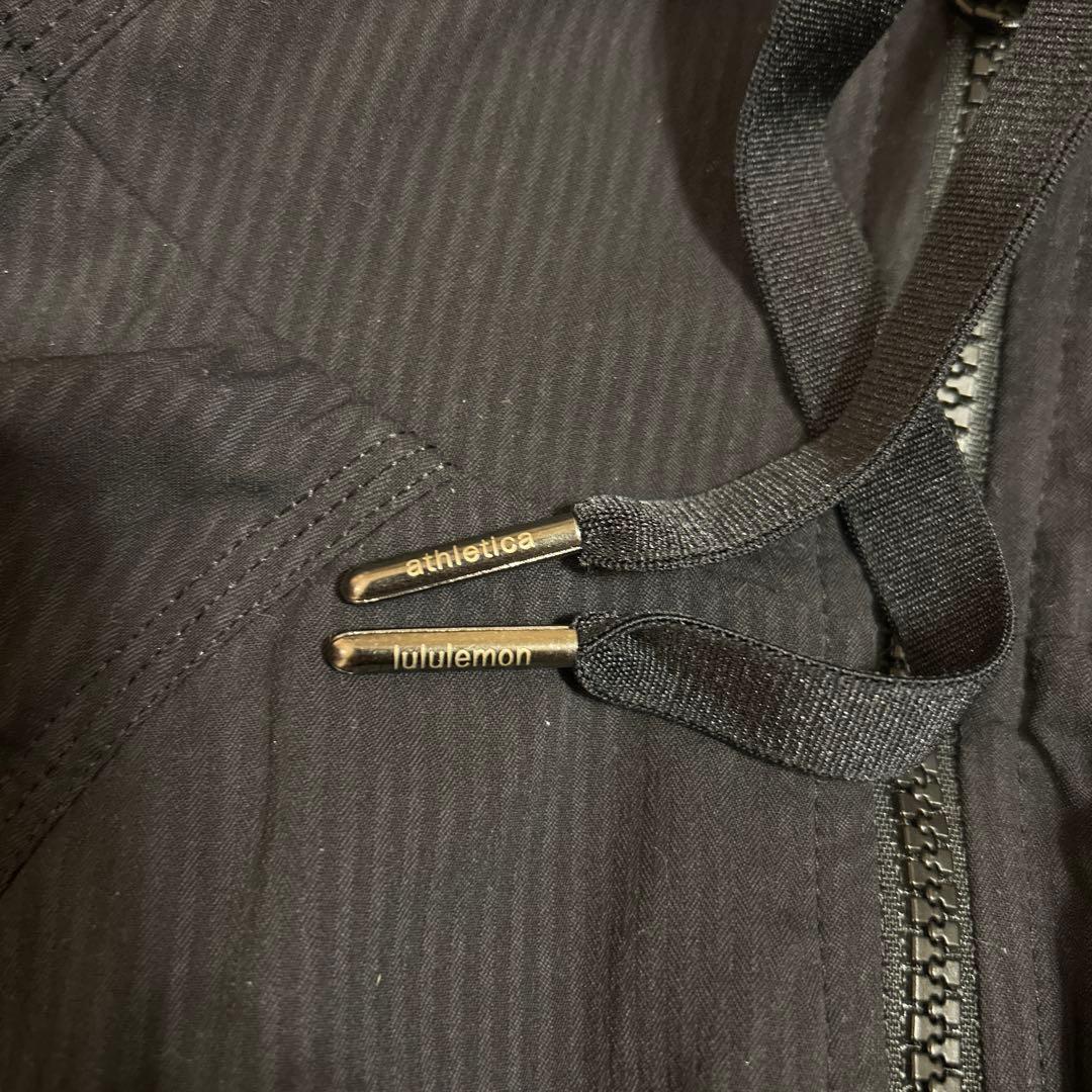 ルルレモン　lululemon リバーシブルフルジップパーカー　黒　サイズS M