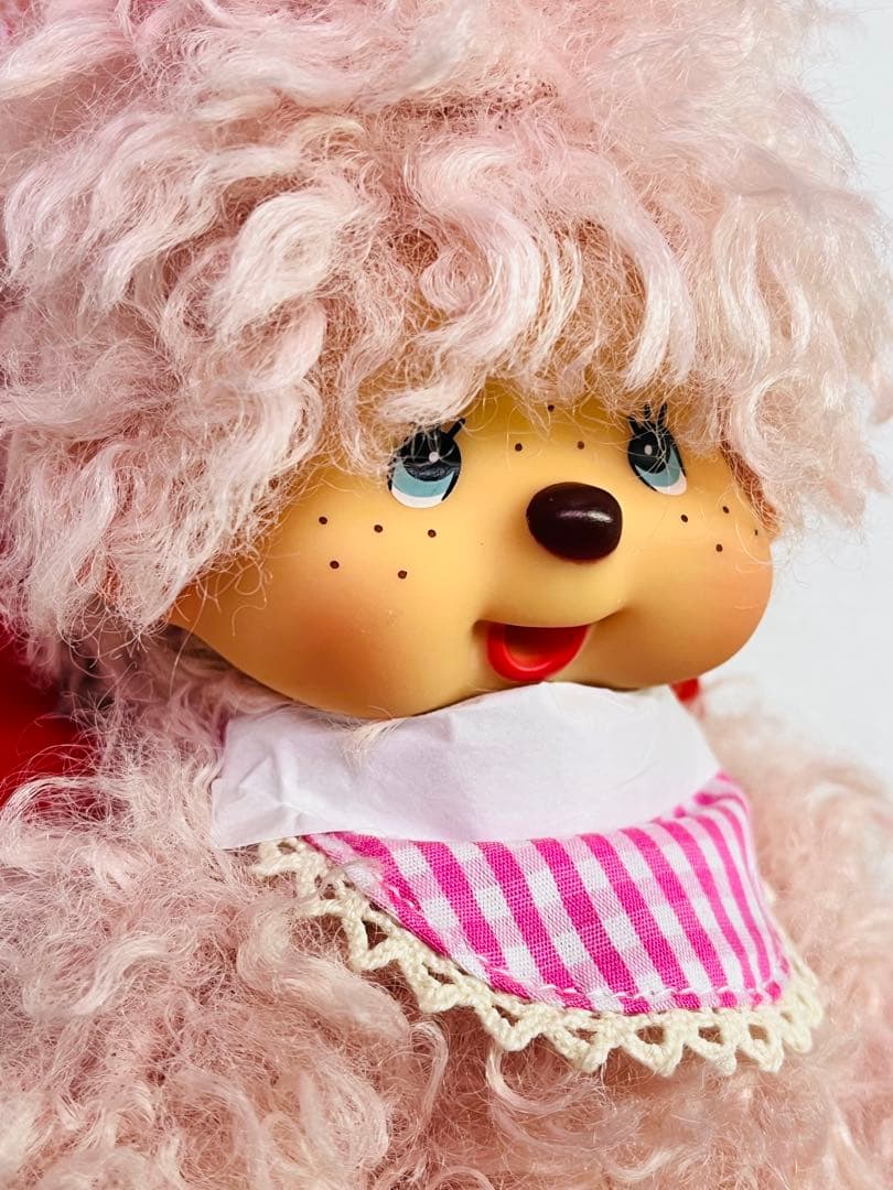 モンチッチ ボア ロング くすみピンク 日本未発売 海外 レア