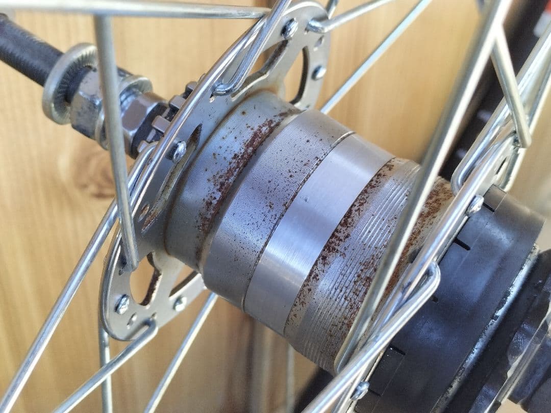 700Cサイズ インター3 内装3段変速ホイール24H リア120mm