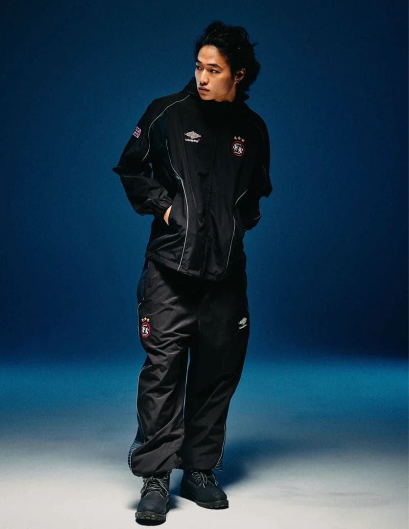 9090 × umbro Gradation Nylon Jacket